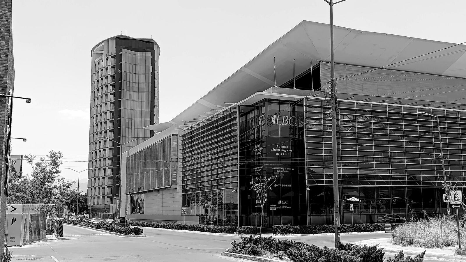 Distrito de oficinas en León.